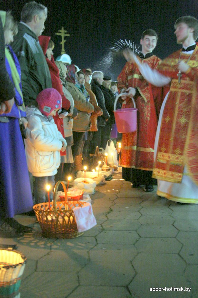 Кемерово Знаменский собор пасхальное богослужение